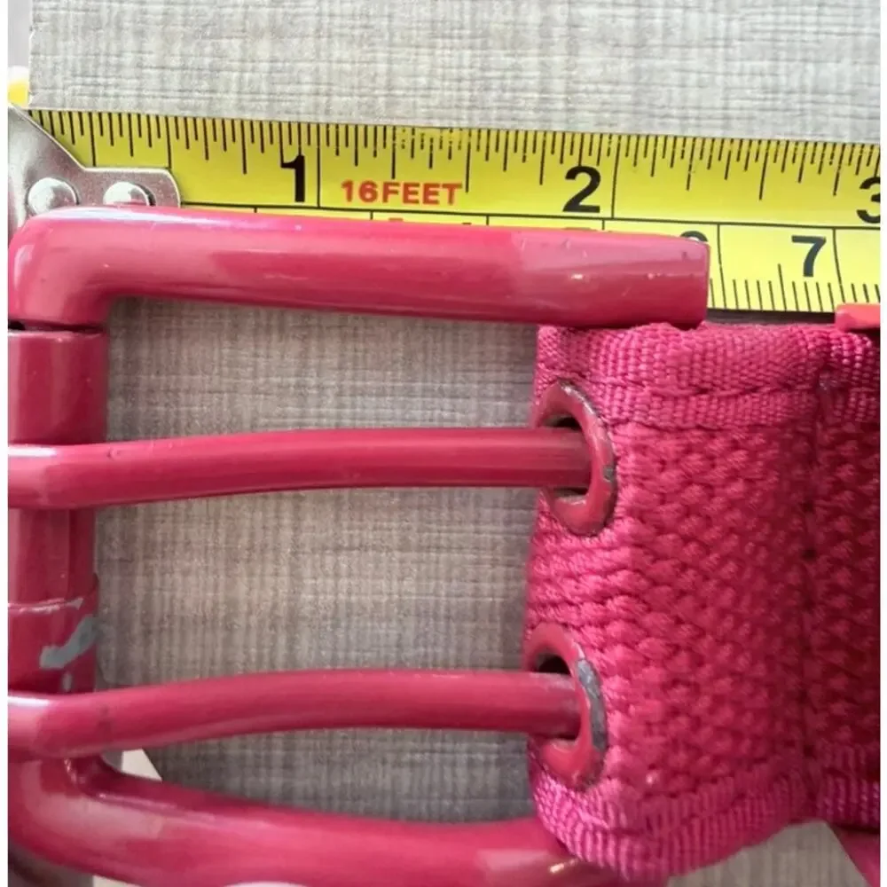 Vtg Y2K Eckō Unltd Woven Canvas Belt Grommets Eyelets 36
